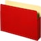Business Source Colored Expanding File Pockets Letter Red 26552 - alternate 1
